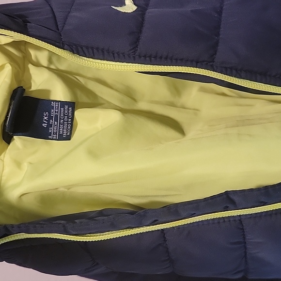 Nike puffer boys size 4 small neon and blue - Picture 7 of 7
